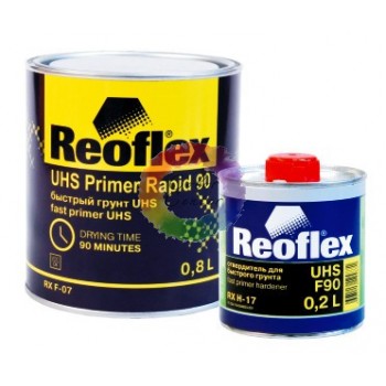 Швидкий акриловий грунт Reoflex UHS з затвер. 0,8 л + 0,2 л, чорний
