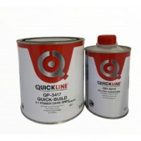 Автомобільний грунт наповнювач Quickline 4:1 Quick-Build 0,8 л + затверджувач 0,2 л сірий