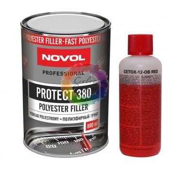 Полиэфирный грунт для авто NOVOL PROTECT 380, 0,8+0,08