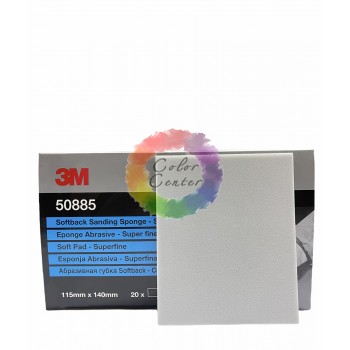 3М 50885 Абразивная губка Softback Superfine/Супертонкая, P400