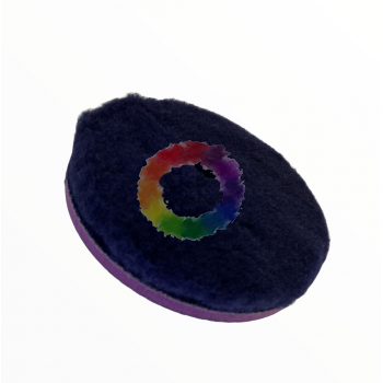 Zvizzer шерстяной круг  (ворс 15 мм) / "Doodle" Wool-Pad, black 15mm, 135мм