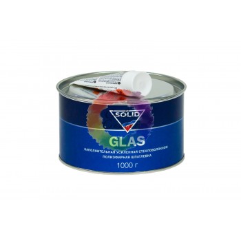 Автомобильная шпатлевка со стекловолокном Solid Glas 1 кг